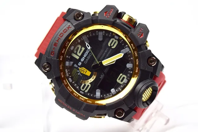 Casio G-Shock Mudmaster Red and Black Sports Watch 6