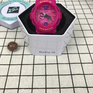 Casio وردية أزرق تحويلية رقمية مصنوعة من الراتنج