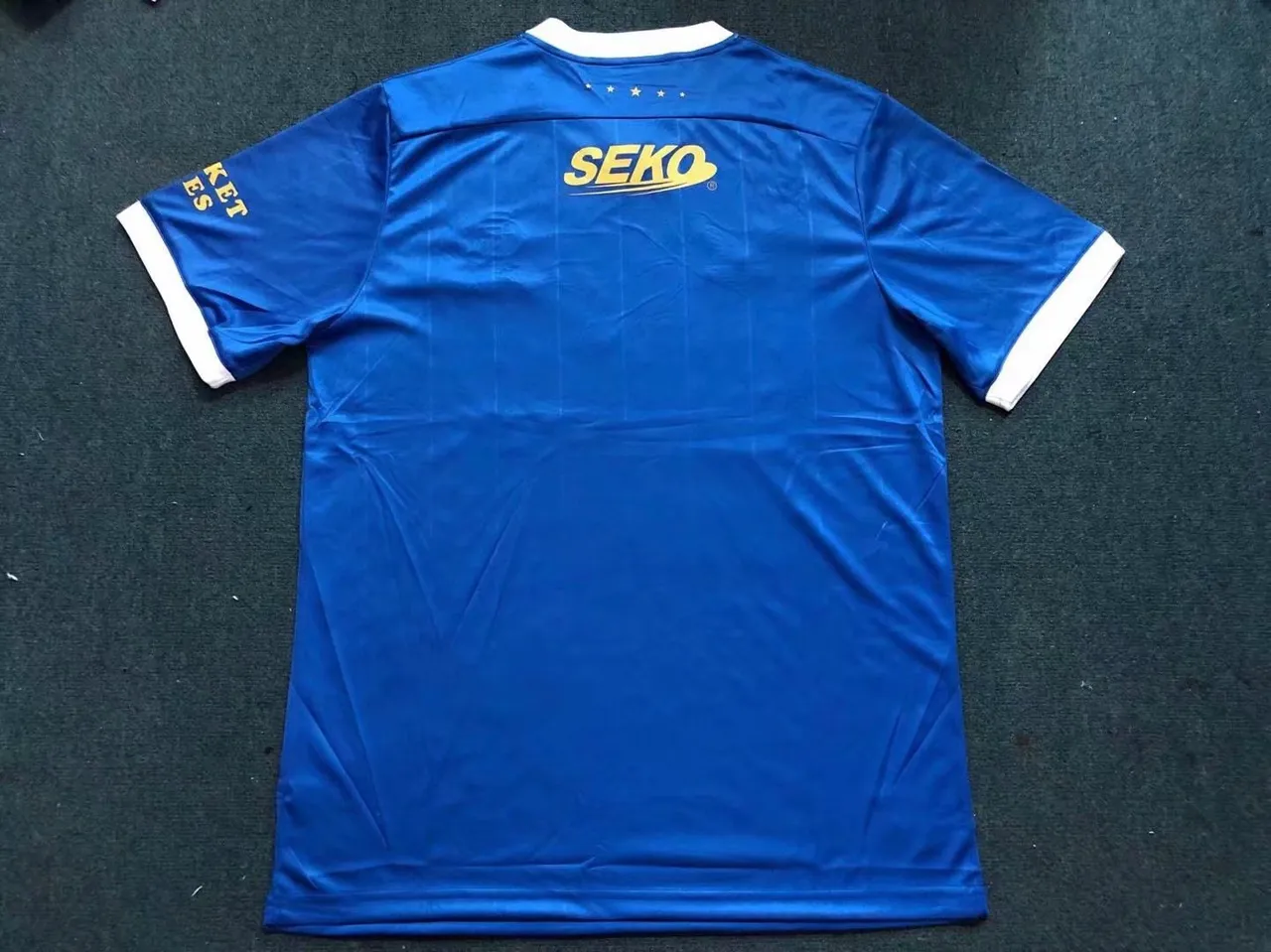 Castore Rangers FC 150th Anniversary Blue Gold V-Neck Jersey 3