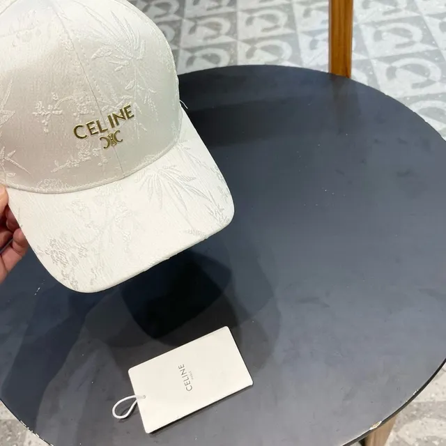 Celine Jacquard Floral Baseball Cap 5