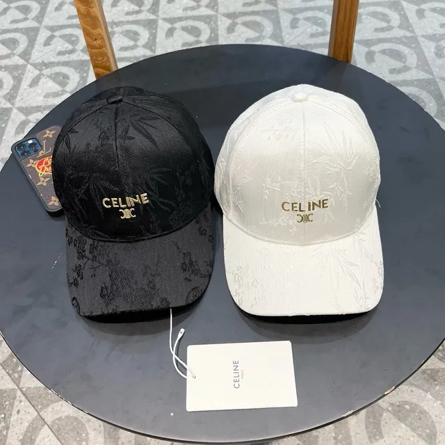 Celine Jacquard Floral Baseball Cap 6