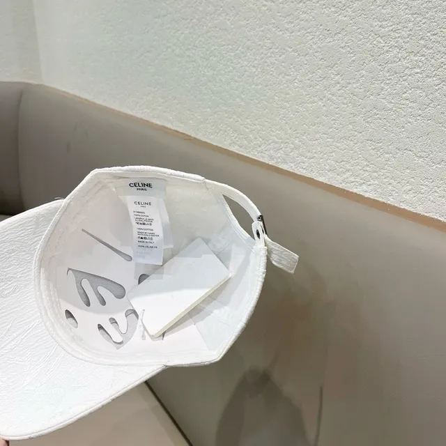 Celine Jacquard Floral Baseball Cap 9