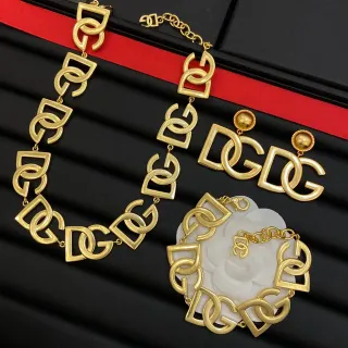 Chanel CC-Link Gold White Interlocking Motif Metal Necklace