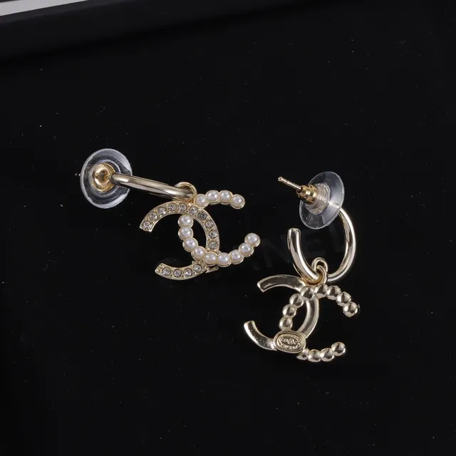 Chanel CC Pearl and Crystal Earrings 5