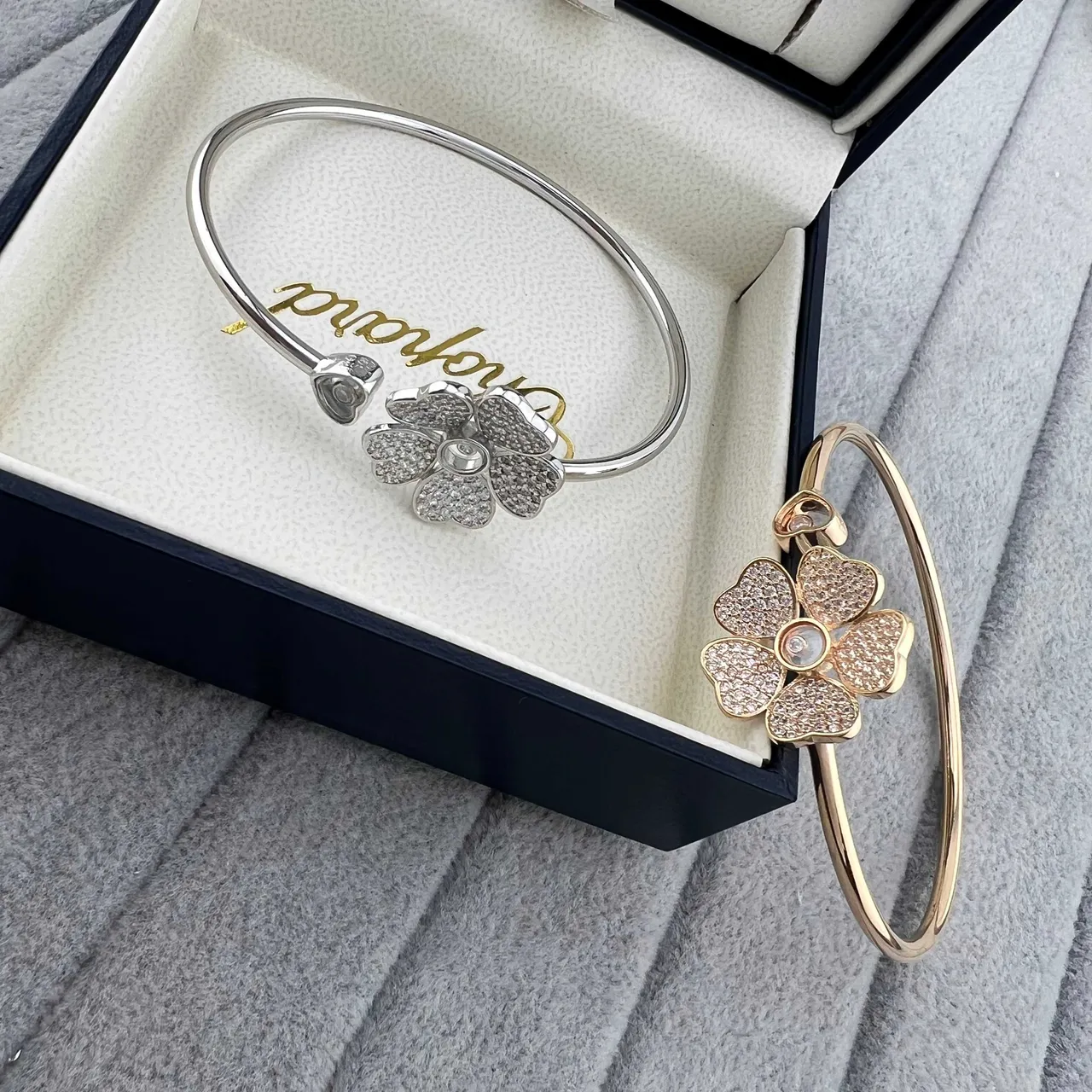 Chopard সুখী হার্ট ফুল Pavé ব্যাঙ্গেল কাঁজি 5