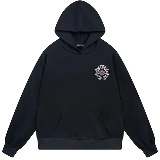 Chrome Hearts Crest Logo Black Hoodie 4