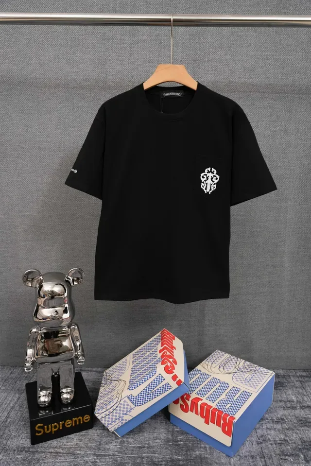 Chrome Hearts Pocket Tee White Embroidered Logo T-Shirt 3