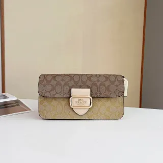 Coach Tabby Dual-Tone Monogram Flap Messenger Bag