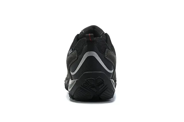 Columbia Black Gray Low-Cut Hiking Boot Synthetic Suede Upper Sneakers 13
