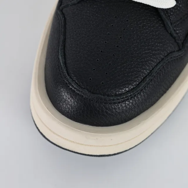 Converse Black Beige High-Top Textured Leather Lifestyle Sneakers 5