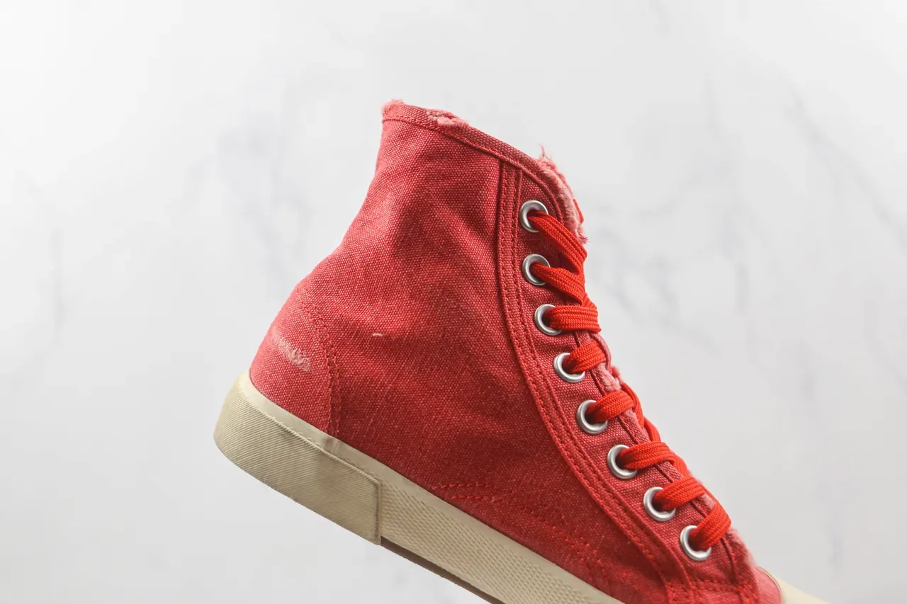 Converse Chuck Taylor All Star Red Canvas High-Top Lifestyle Sneakers 5