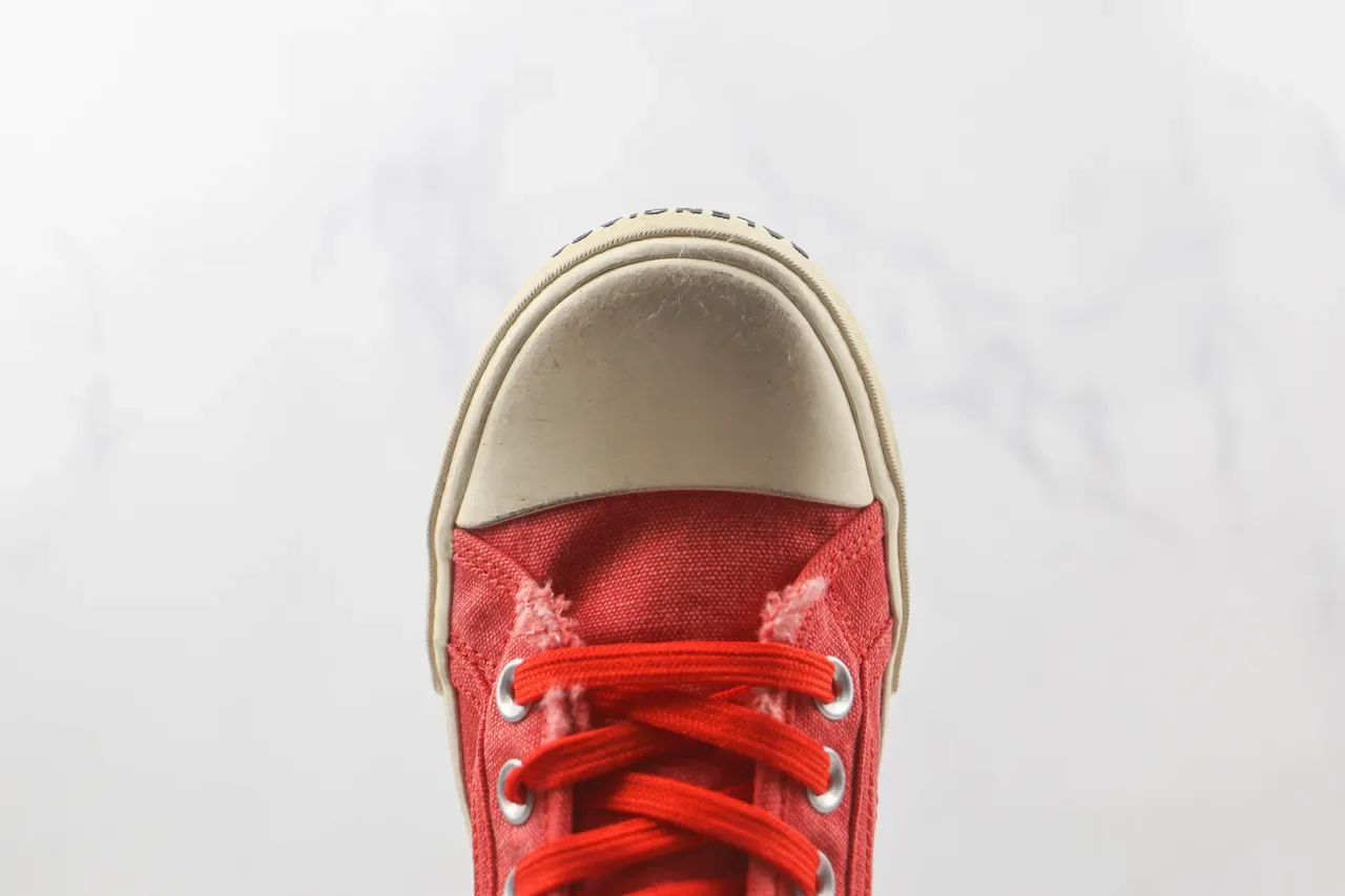Converse Chuck Taylor All Star Red Canvas High-Top Lifestyle Sneakers 6