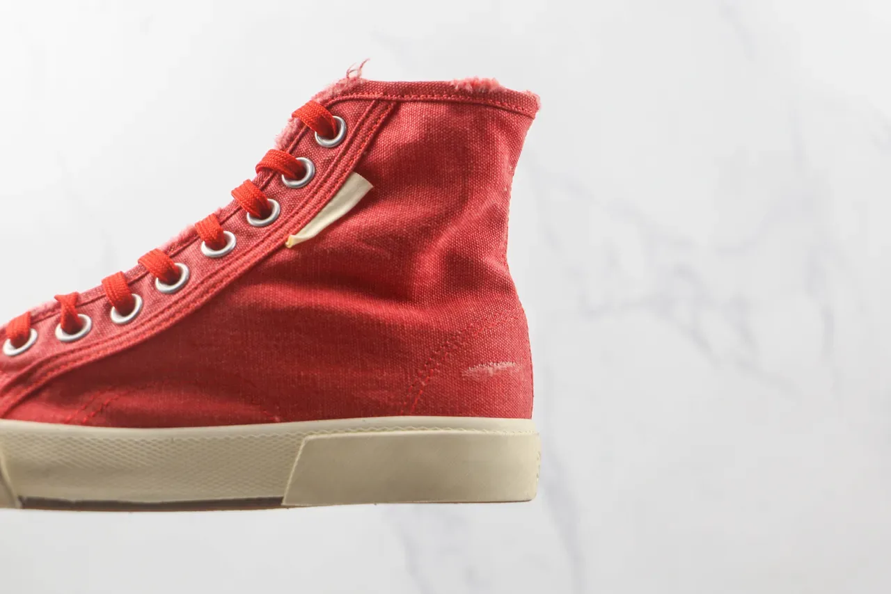 Converse Chuck Taylor All Star Red Canvas High-Top Lifestyle Sneakers 7