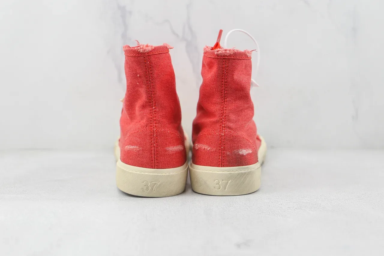 Converse Chuck Taylor All Star Red Canvas High-Top Lifestyle Sneakers 9