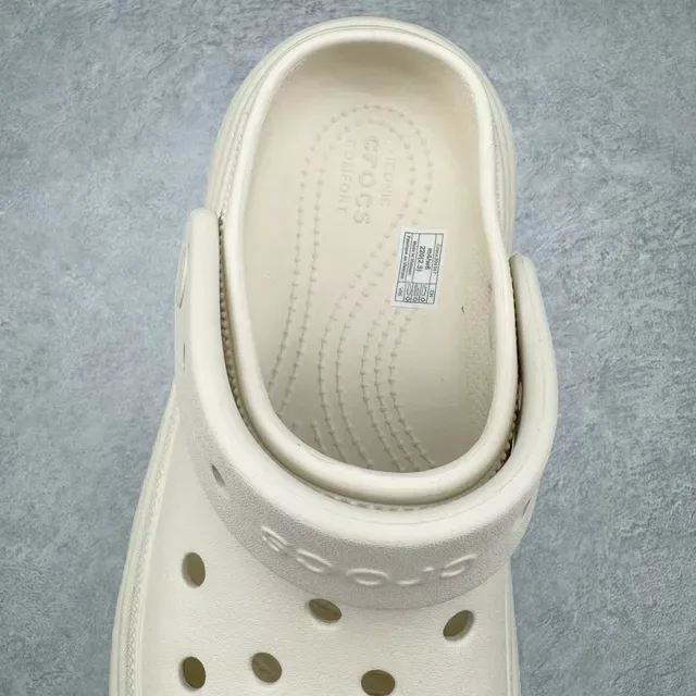 Crocs Classic Clog Platform Beige Clogs 6