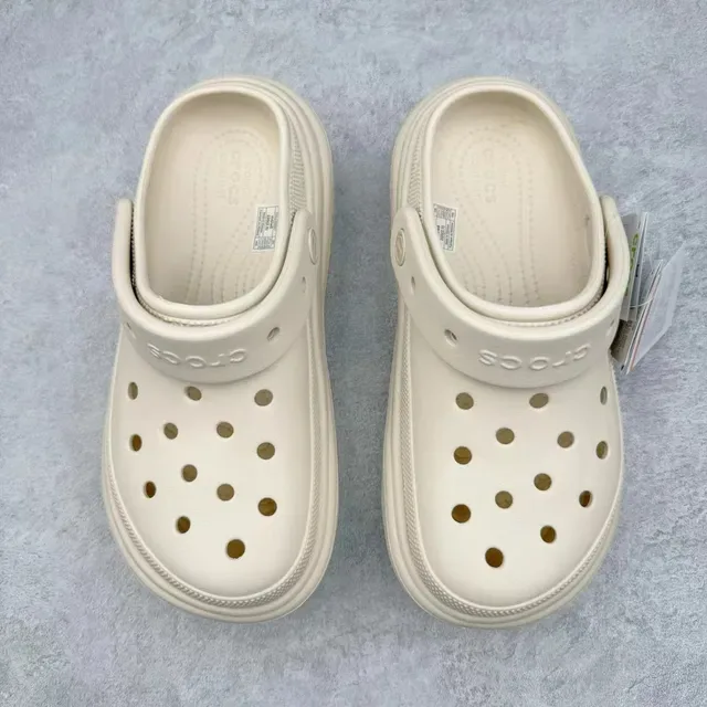 Crocs Classic Clog Platform Beige Clogs 9
