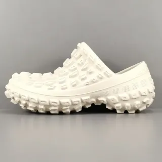 Crocs Echo Clog White Molded Foam Strapless Slip-On Clog