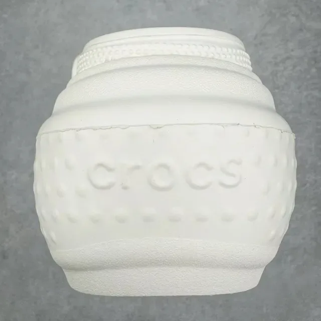 Crocs Zueco Blanco Suela Plataforma Superior Perforado 3