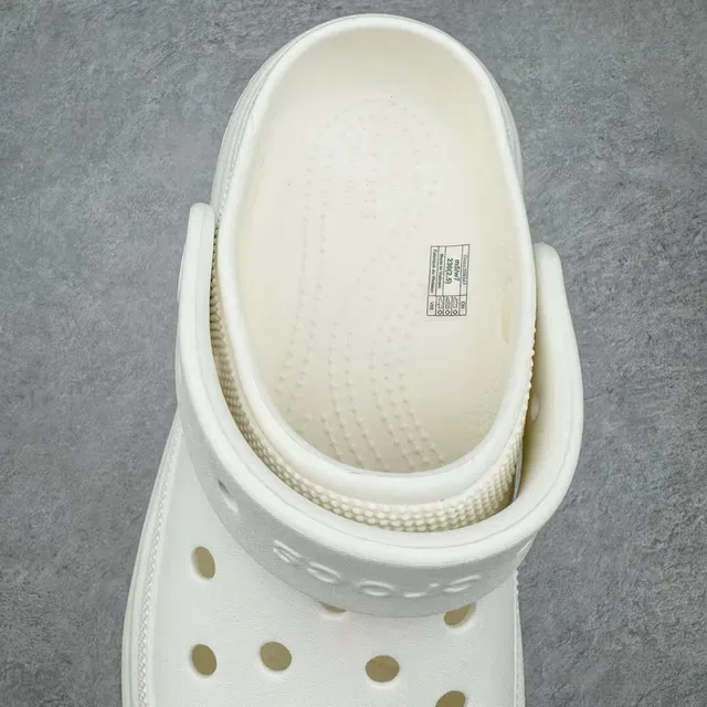 Crocs Zueco Blanco Suela Plataforma Superior Perforado 6