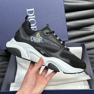 Dior B23 Black and White Chunky Sneakers