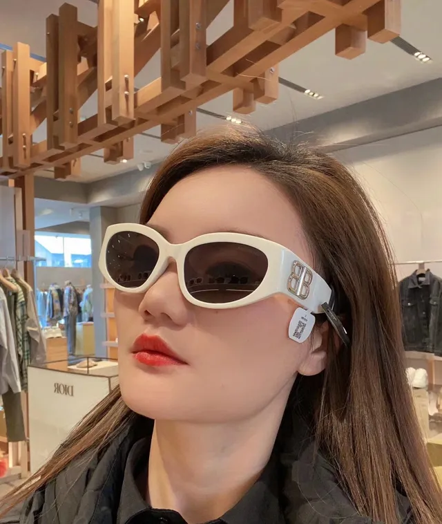 Dior B27 Oversized Cat-Eye Monogram Sunglasses 9