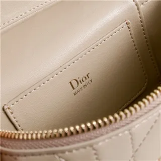 Dior Beige Black Structured Rectangular Monogram Canvas Handbag 3