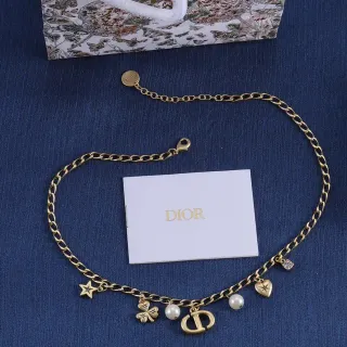 Collier Dior Charms Or-Ton Multi-Charmes