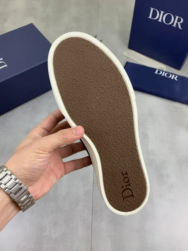 Dior Loafer Black Beige Suede Upper Smooth Leather Penny Strap Loafer 2