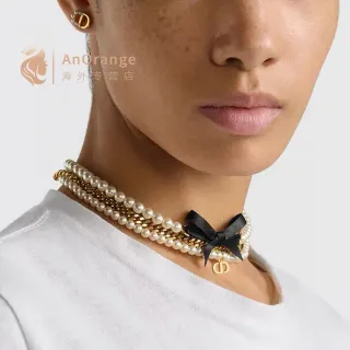 Dior White Gold Multi-Strand Pearl-and-Chain Necklace
