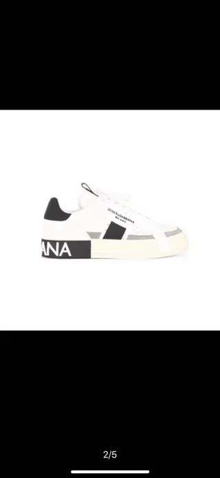 Dolce & Gabbana NS1 branco preto cinza tênis lifestyle 6
