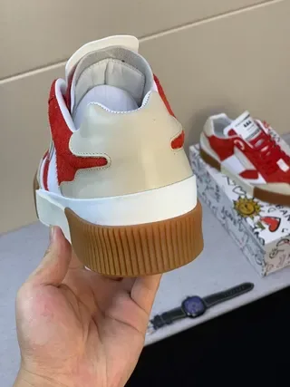 Dolce & Gabbana Portofino Red White Beige Baskets Lifestyle 9