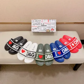 Dolce & Gabbana I Love D&G Slide Slippers