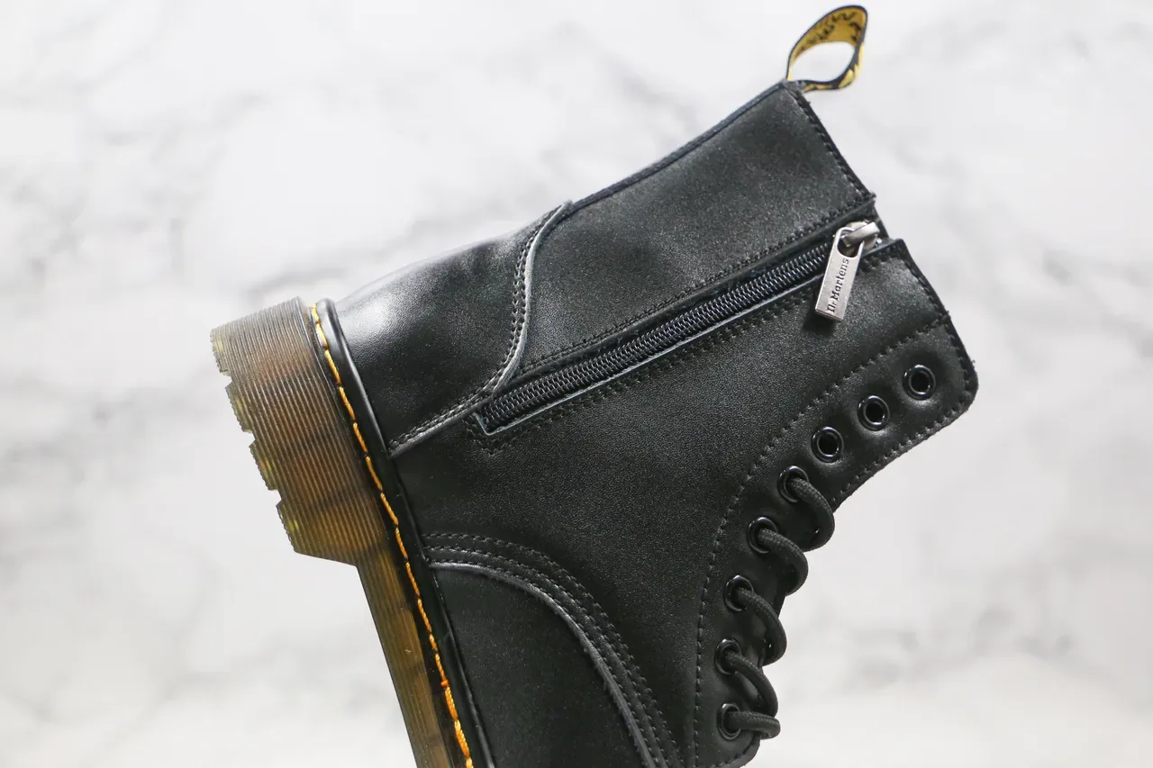 Dr. Martens 1460 Black Smooth Leather 8-Eyelet Martin Boot 6