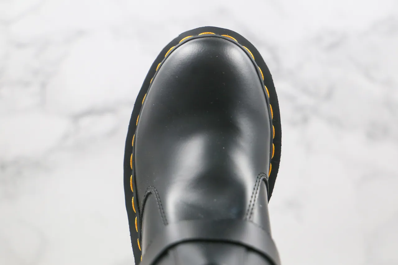Dr. Martens 1460 Harness bottine Chelsea avec couture noire et jaune 4