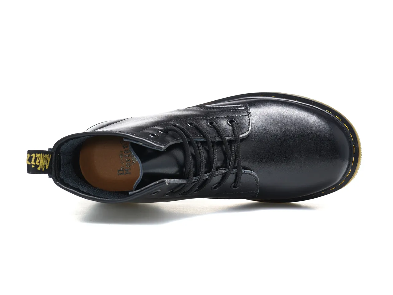 Dr. Martens 1460 Cuir Noir Lisse 8-Eye Bottine Martin 2