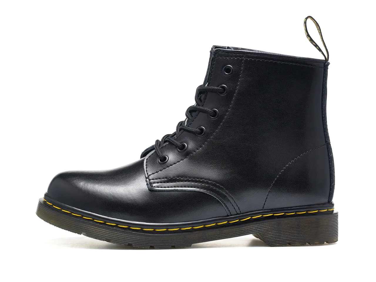 Dr. Martens 1460 Cuir Noir Lisse 8-Eye Bottine Martin 8