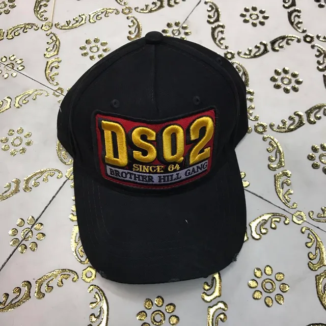 DSQUARED2 भाई हिल गैंग এমব্রয়ডার্ড প্যাচ সাদা বেসবল ক্যাপ 2