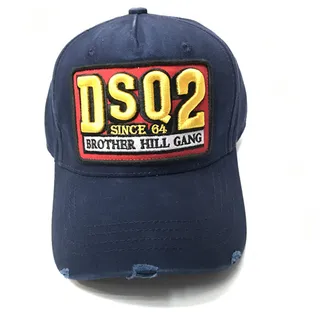 DSQUARED2 भाई हिल गैंग এমব্রয়ডার্ড প্যাচ সাদা বেসবল ক্যাপ 3