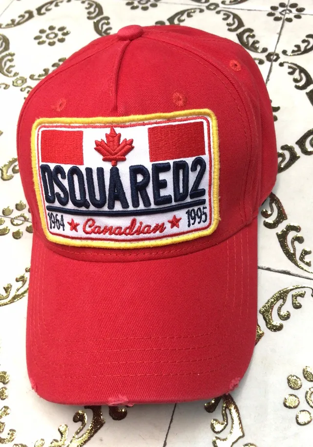 Dsquared2 Casquette de Baseball Navy Broderie Drapeau Canadien 3