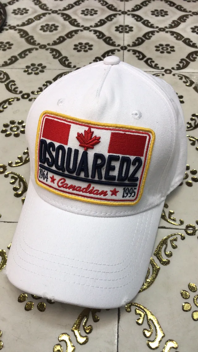 Dsquared2 Casquette de Baseball Navy Broderie Drapeau Canadien 4