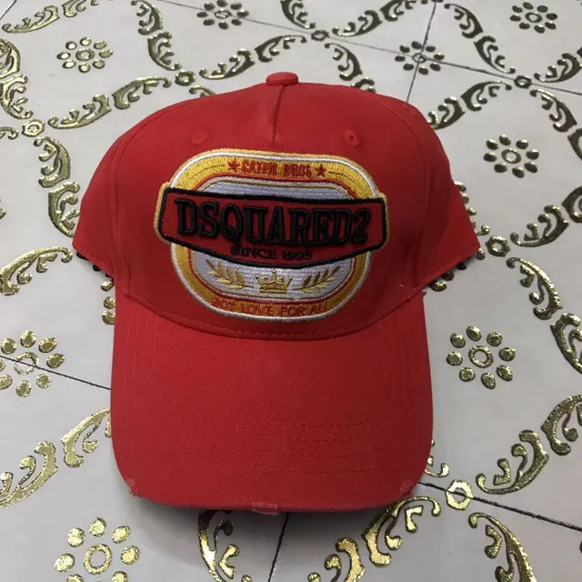 Dsquared2 ICON Embroidered Crest White Baseball Cap 2