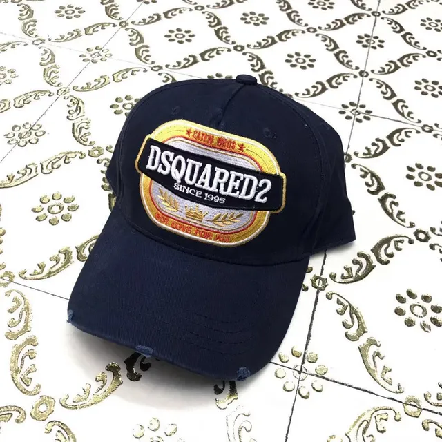 Dsquared2 ICON Embroidered Crest White Baseball Cap 4
