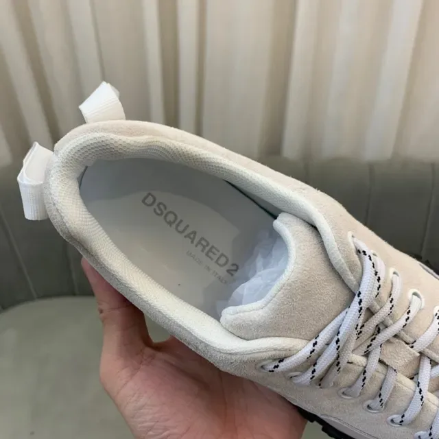 Dsquared2 ICON Off-White and Black Lifestyle Sneakers 2