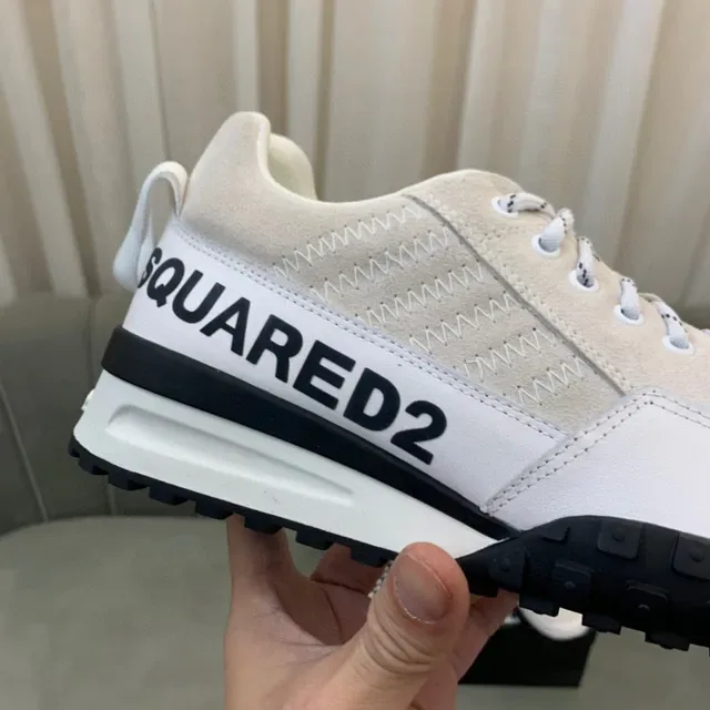 Dsquared2 ICON Off-White and Black Lifestyle Sneakers 4