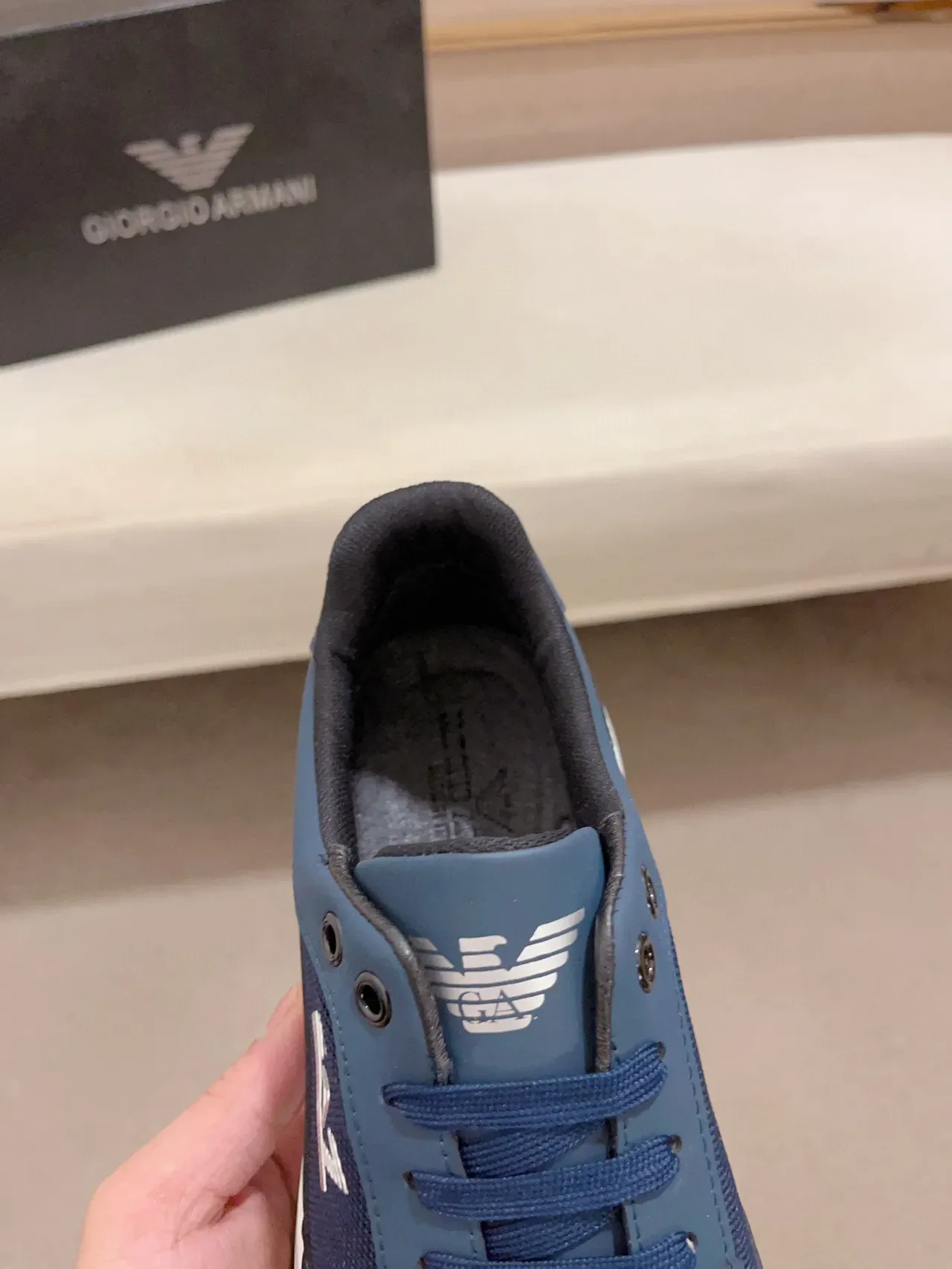 EA7 Navy Mesh-Synthetic tênis lifestyle 7