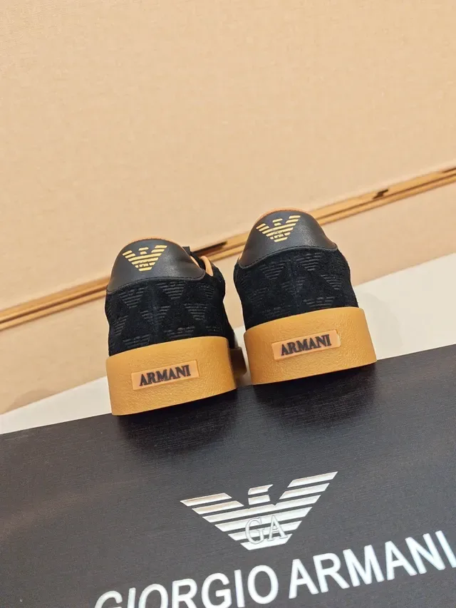 Emporio Armani Black Eagle Jacquard Lifestyle Sneaker 4