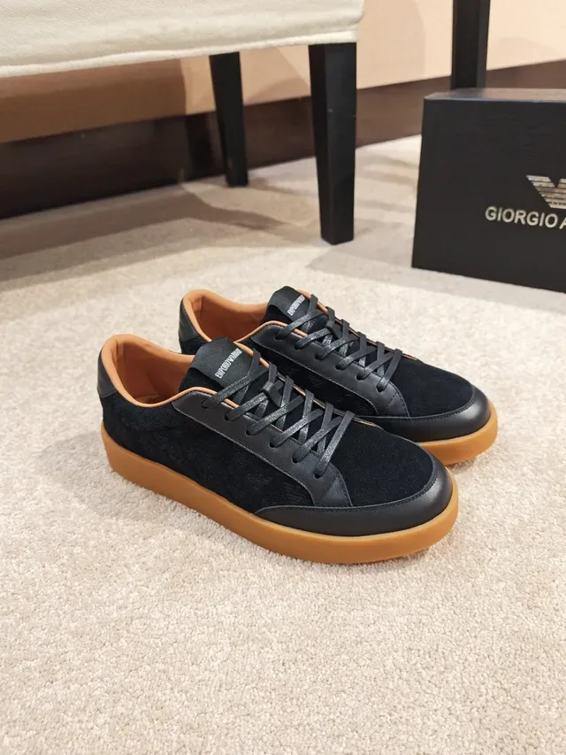 Emporio Armani Black Eagle Jacquard Lifestyle Sneaker 5