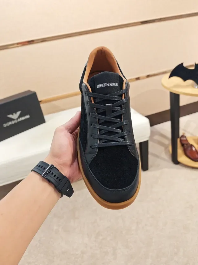 Emporio Armani Black Eagle Jacquard Lifestyle Sneaker 6
