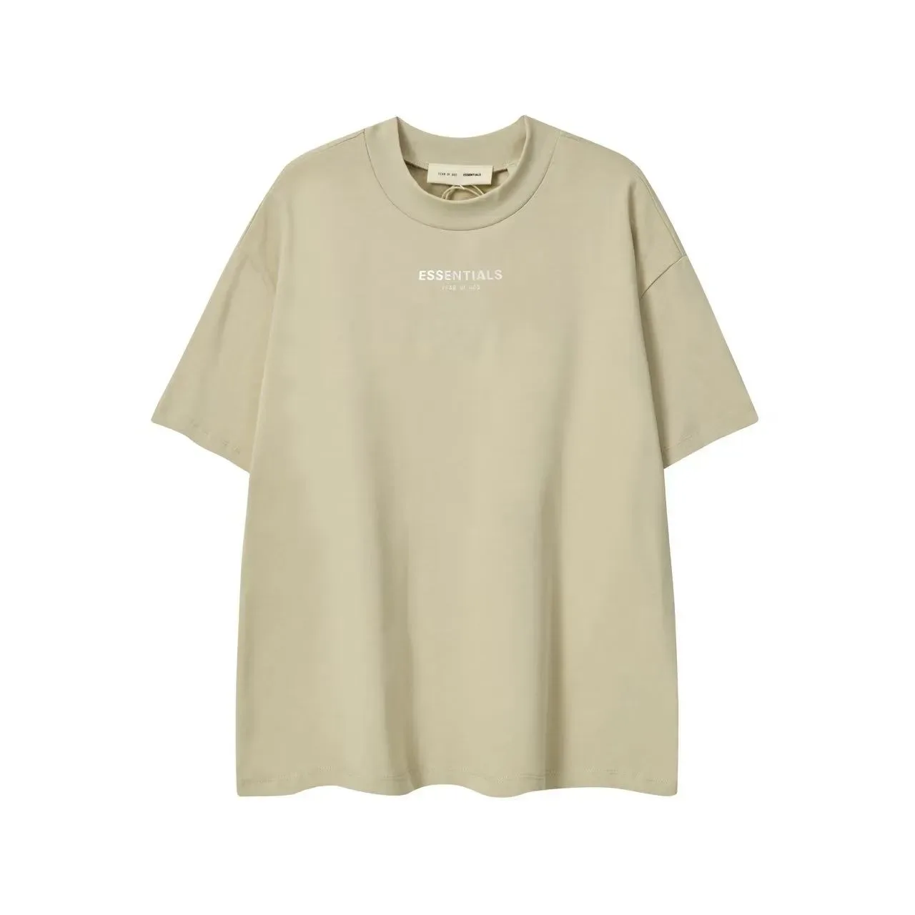 تيشيرت Fear of God Essentials برقبة دائرية وقصة فضفاضة 5