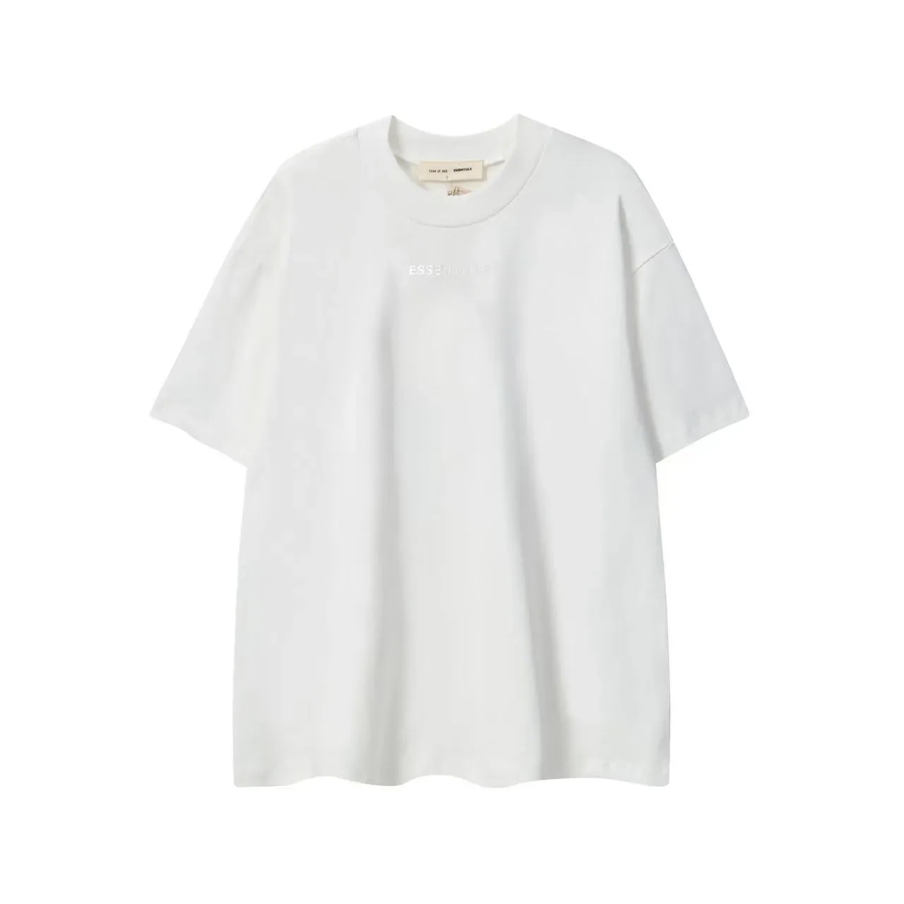 تيشيرت Fear of God Essentials برقبة دائرية وقصة فضفاضة 9